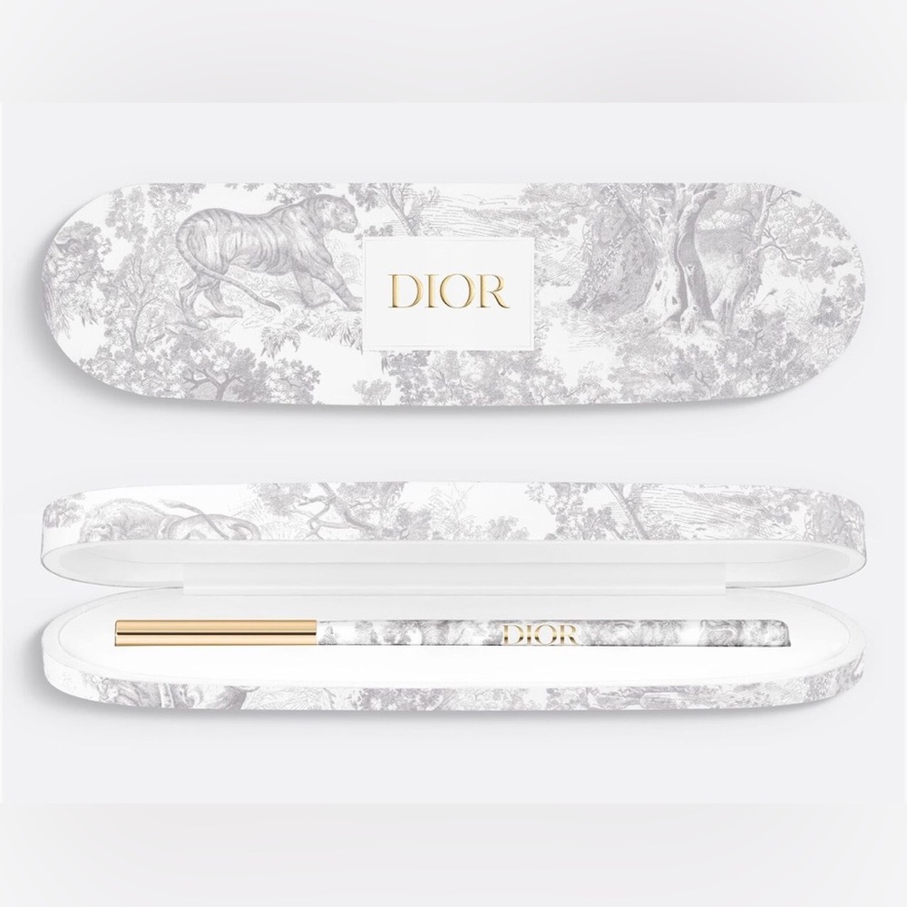 Dior Rouge Premier Ceramic Toile De Jouy Lip Brush | Limited Edition | NIB